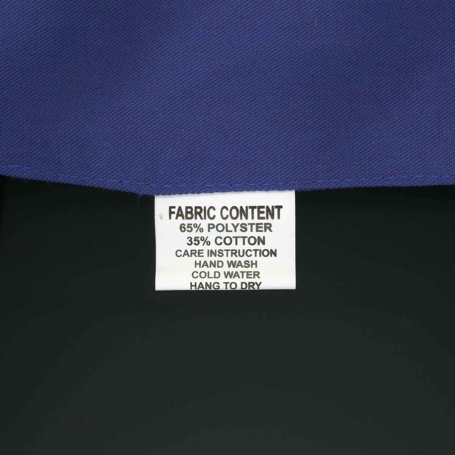 Plain Blue Twill Cloth Bib Double Thick Extra Large Size 16 1/2" x 13 1/2" New